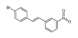 1-[2-(4-bromophenyl)ethenyl]-3-nitrobenzene结构式