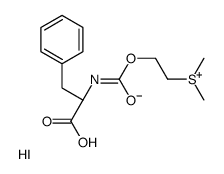 2-[[(1S)-1-carboxy-2-phenylethyl]carbamoyloxy]ethyl-dimethylsulfanium,iodide结构式