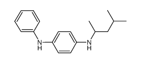 N-(1,3-DIMETHYLBUTYL)-N'-PHENYL-P-PHENYLENEDIAMINE Structure