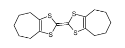 5,5',6,6',7,7',8,8'-octahydro-4H,4'H-2,2'-bi(cyclohepta[d][1,3]dithiolylidene) Structure