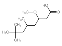 3-methoxy-5,7,7-trimethyl-octanoic acid结构式