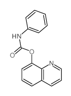 8-Quinolinol,8-(N-phenylcarbamate)结构式