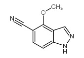 4-Methoxy-1H-indazole-5-carbonitrile structure