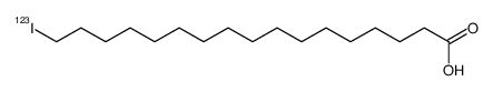 17-iodoheptadecanoic acid structure