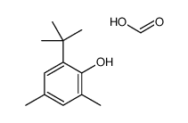 2-tert-butyl-4,6-dimethylphenol,formic acid Structure