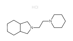 2-[2-(1-piperidyl)ethyl]-1,3,3a,4,5,6,7,7a-octahydroisoindole结构式