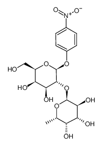 对硝基苯基2-O-(α-L-呋喃核糖基)-β-D-吡喃半乳糖苷图片