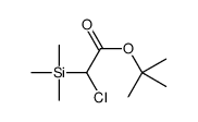 TERT-BUTYL-2-CHLORO-2-TRIMETHYLSILYLACETATE structure