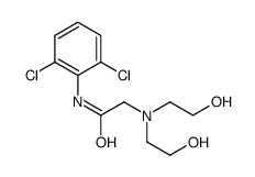 2-[Bis(2-hydroxyethyl)amino]-2',6'-dichloroacetanilide结构式