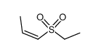 (Z)-ethyl 1-propenyl sulfone结构式