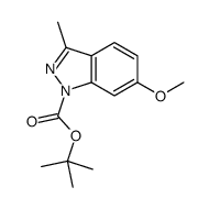 1-N-BOC-6-METHOXY-3-METHYL-1H-INDAZOLE Structure