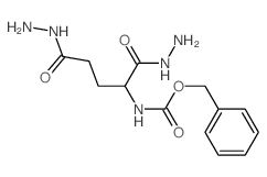 benzyl N-[1,3-bis(hydrazinecarbonyl)propyl]carbamate结构式