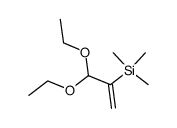 2-trimethylsilyl-3,3-diethoxypropene结构式