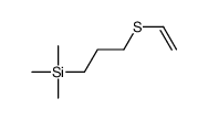 3-(Trimethylsilyl)propyl(vinyl) sulfide结构式