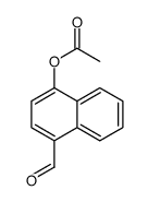 (4-formylnaphthalen-1-yl) acetate Structure