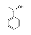 Methyl(hydroxy)phenylsilane结构式