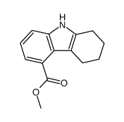 methyl 2,3,4,9-tetrahydro-1H-carbazole-5-carboxylate结构式