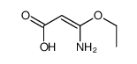 3-amino-3-ethoxyprop-2-enoic acid Structure