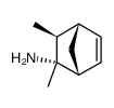 endo-amino-2 methyl-2 exo-methyl-3 bicyclo[2.2.1]heptene-5 Structure