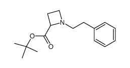 N-(2-Phenylethyl)-2-(carbo-tert-butoxy)azetidine Structure