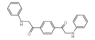 Benzene, p-bis(N-phenylglycyl)- (en) Structure