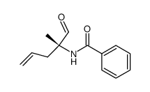 N-((R)-1-Formyl-1-methyl-but-3-enyl)-benzamide结构式