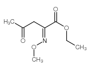 ETHYL 2-(METHOXYIMINO)-4-OXOPENTANOATE结构式