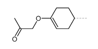 1-(4'-Methyl-1'-cyclohexen-1'-yloxy)-2-propanon结构式