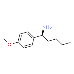 (1S)-1-(4-METHOXYPHENYL)PENTYLAMINE结构式