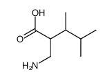 Pentanoic acid,2-(aminomethyl)-3,4-dimethyl- structure