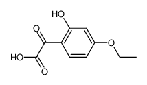 (4-ethoxy-2-hydroxy-phenyl)-glyoxylic acid结构式