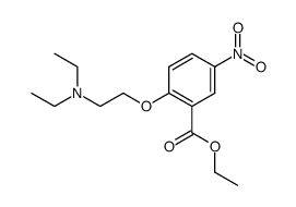 2-(2-diethylamino-ethoxy)-5-nitro-benzoic acid ethyl ester结构式