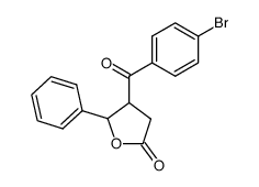 4-(4-bromo-benzoyl)-5-phenyl-dihydro-furan-2-one结构式