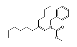 methyl N-benzyl-N-(2-butyloct-1-enyl)carbamate Structure