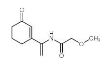 2-甲氧基-N-[1-(3-氧代-1-环己基)乙烯基]乙酰胺结构式