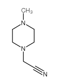 1-(4-METHYLPIPERAZINE)ACETONITRILE Structure