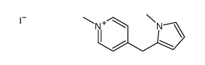 1-methyl-4-[(1-methylpyrrol-2-yl)methyl]pyridin-1-ium,iodide结构式