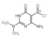 6-Amino-2-(dimethylamino)-5-nitro-4(1H)-pyrimidinone Structure