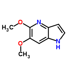 5,6-Dimethoxy-1H-pyrrolo[3,2-b]pyridine结构式