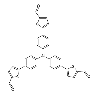 5,5',5''-(Nitrilotris(benzene-4,1-diyl))tris(thiophene-2-carbaldehyde) picture