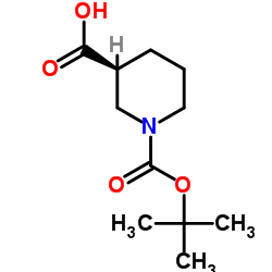 L-1-Boc-Nipecotic acid structure