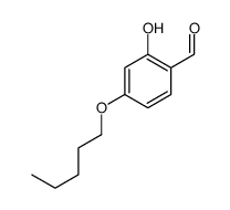 2-hydroxy-4-pentoxybenzaldehyde Structure