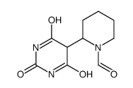 2-(2,4,6-trioxo-1,3-diazinan-5-yl)piperidine-1-carbaldehyde Structure