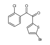 1-(5-bromothiophen-2-yl)-2-(2-chlorophenyl)ethane-1,2-dione Structure