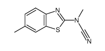 2-Benzothiazolecarbamonitrile,N,6-dimethyl-(7CI) picture