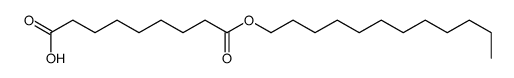 dodecyl hydrogen azelate Structure