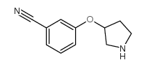 3-(Pyrrolidin-3-yloxy)-benzonitrile Structure