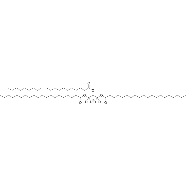 20:0-20:1-20:0 TG-d5 Structure