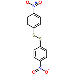 1,2-Bis(4-nitrophenyl)disulfane Structure