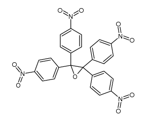 tetrakis-(4-nitro-phenyl)-oxirane结构式